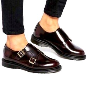 Dr Martens Pandora Slip-On Double Monk Strap loafer size 11